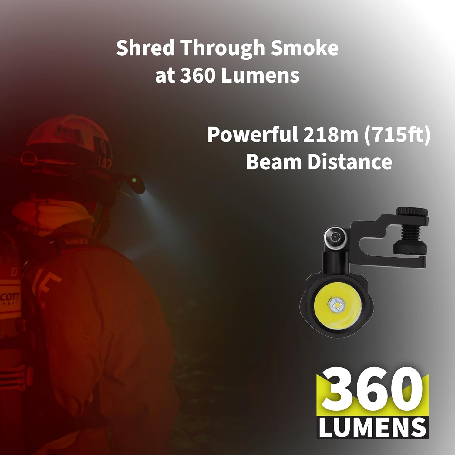 Nightstick NSP-4640B Forge™ Helmet-Mounted Multi-Function Flashlight