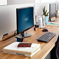 VARIDESK Acrylic Frosted Privacy Panel - Clamp-On Tool-Free