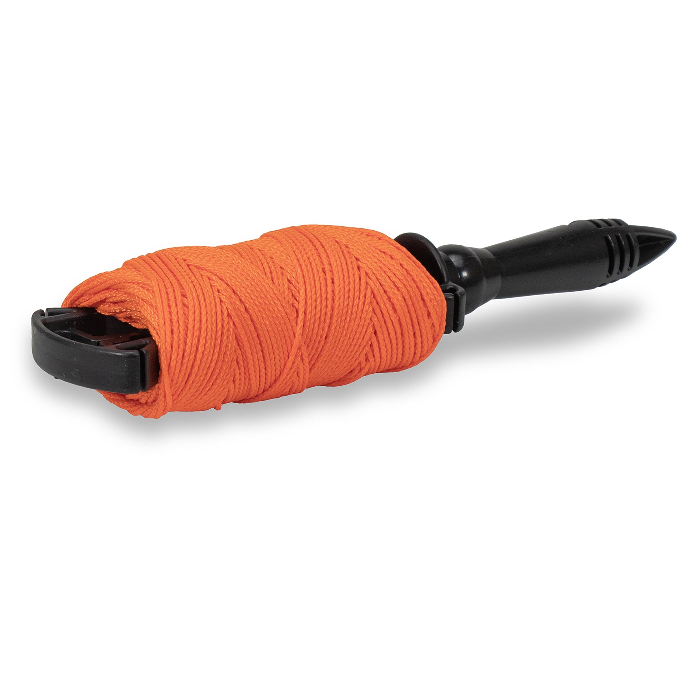 Marshalltown Mason's Line Winders, Braided Nylon Mason's Line, Orange, 250 Foot, Made in The USA, 634