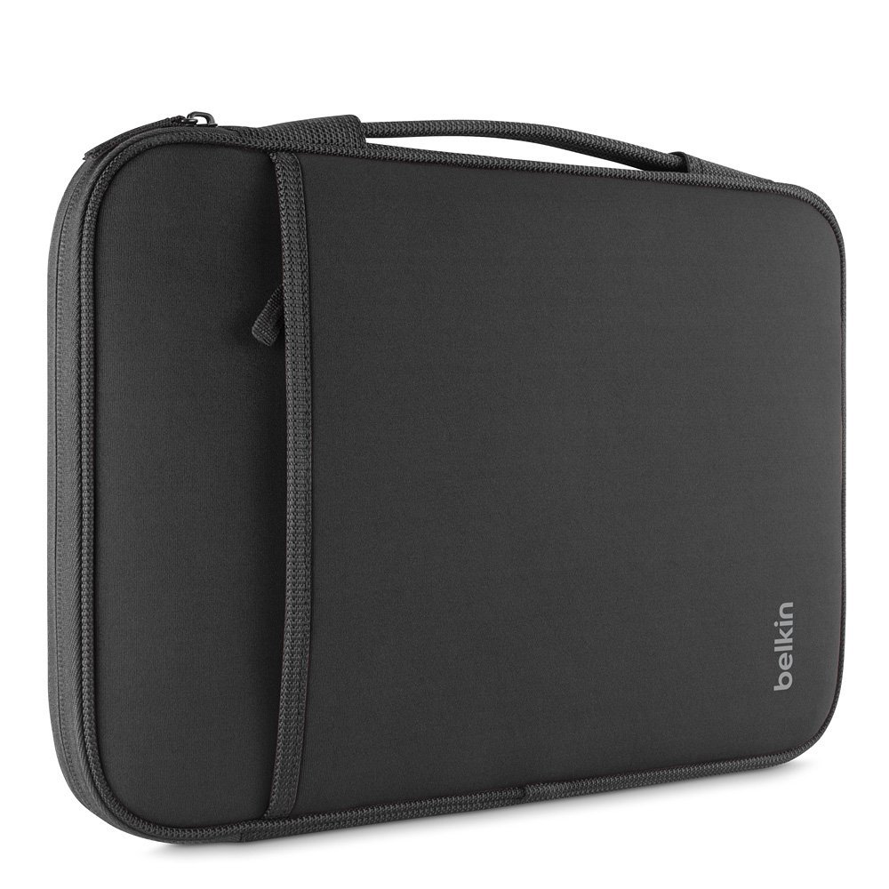 Belkin Laptop Sleeve for Surface Pro, MacBook Air, Chromebook, and Other 11-Inch Devices (Black) Black 11-Inch