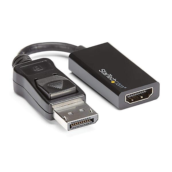 StarTech.com DisplayPort to HDMI Adapter, 4K 60Hz Active DP 1.4 to HDMI 2.0 Video Converter - DP2HD4K60S