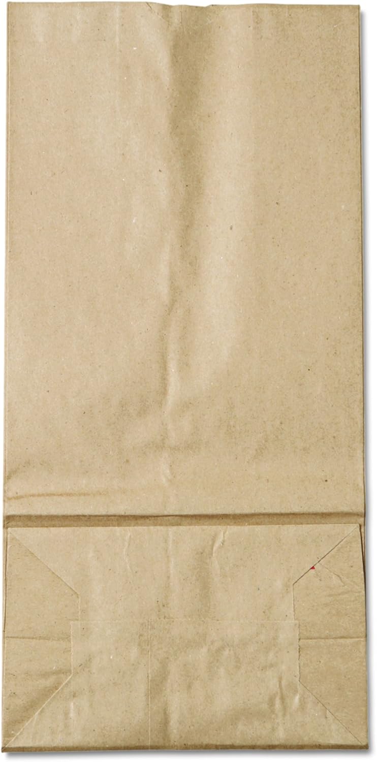 General Grocery Paper Bags, 40 lb Capacity, #16, 7.75" x 4.81" x 16", Kraft, 500 Bags