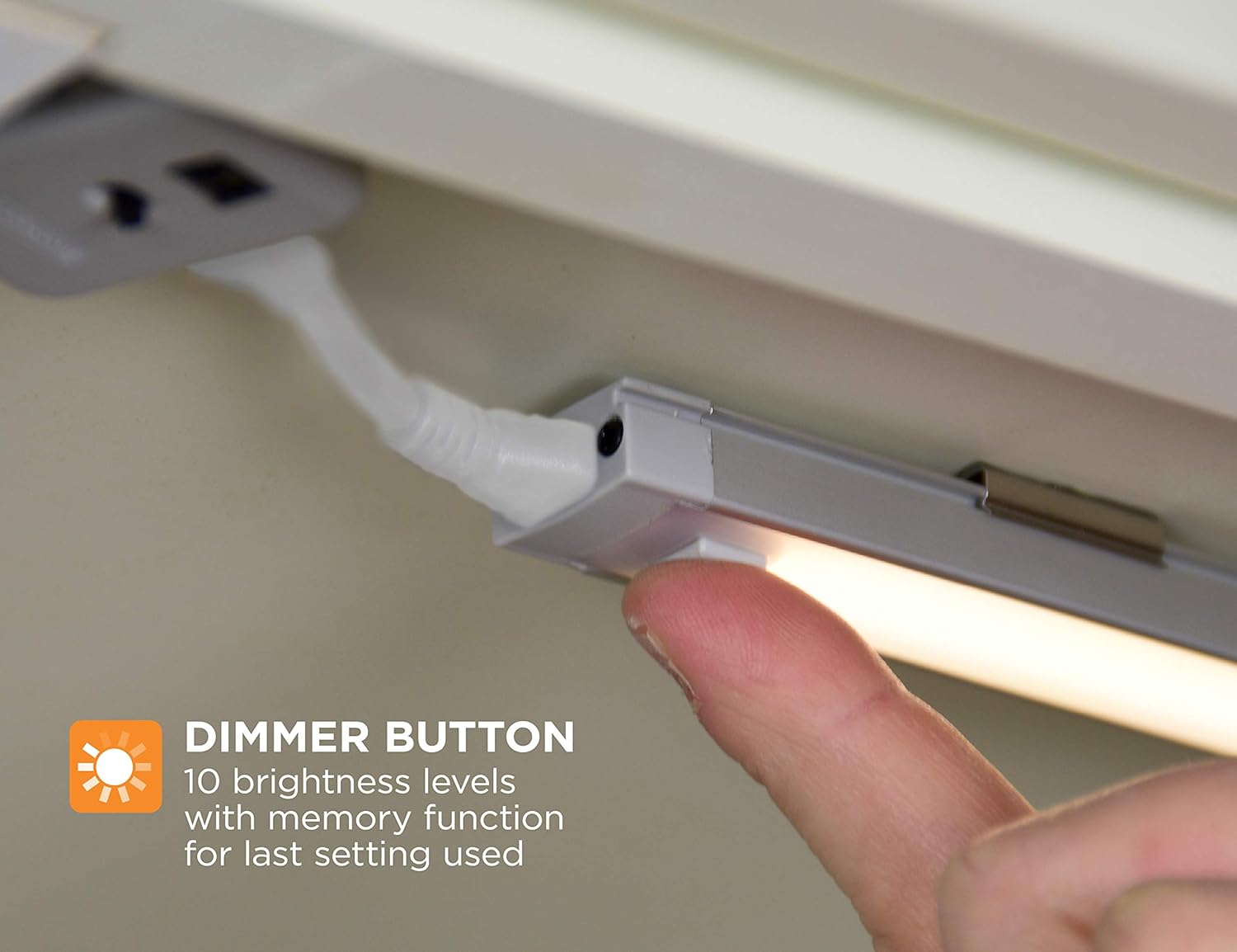 BLACK+DECKER LED Under Cabinet Lighting Kit - Linkable, Dimmable, Motion Sensor