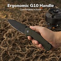 CIVIVI Placoid Folding Pocket Knife for EDC, 3.67" Blade