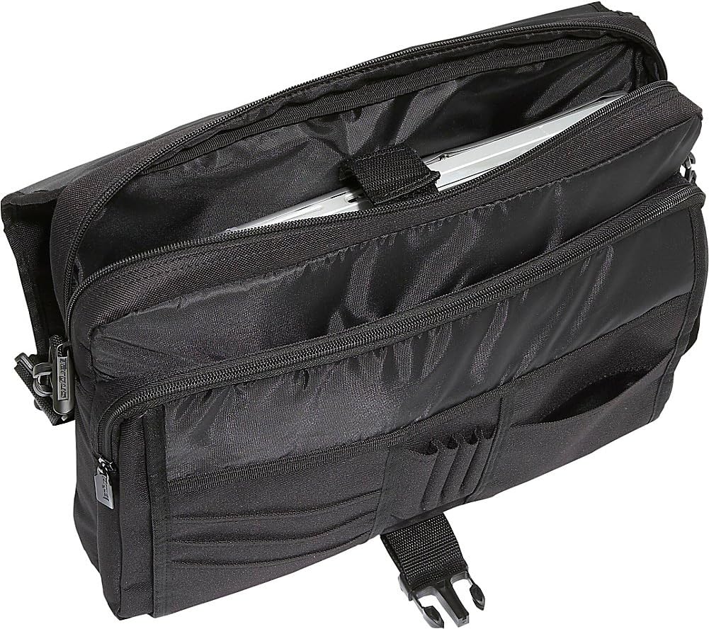 Targus Laptop Carrying Case for 15.6-Inch Laptops Messenger Slim Case for Men and Women, Bags for HP, Microsoft, Dell