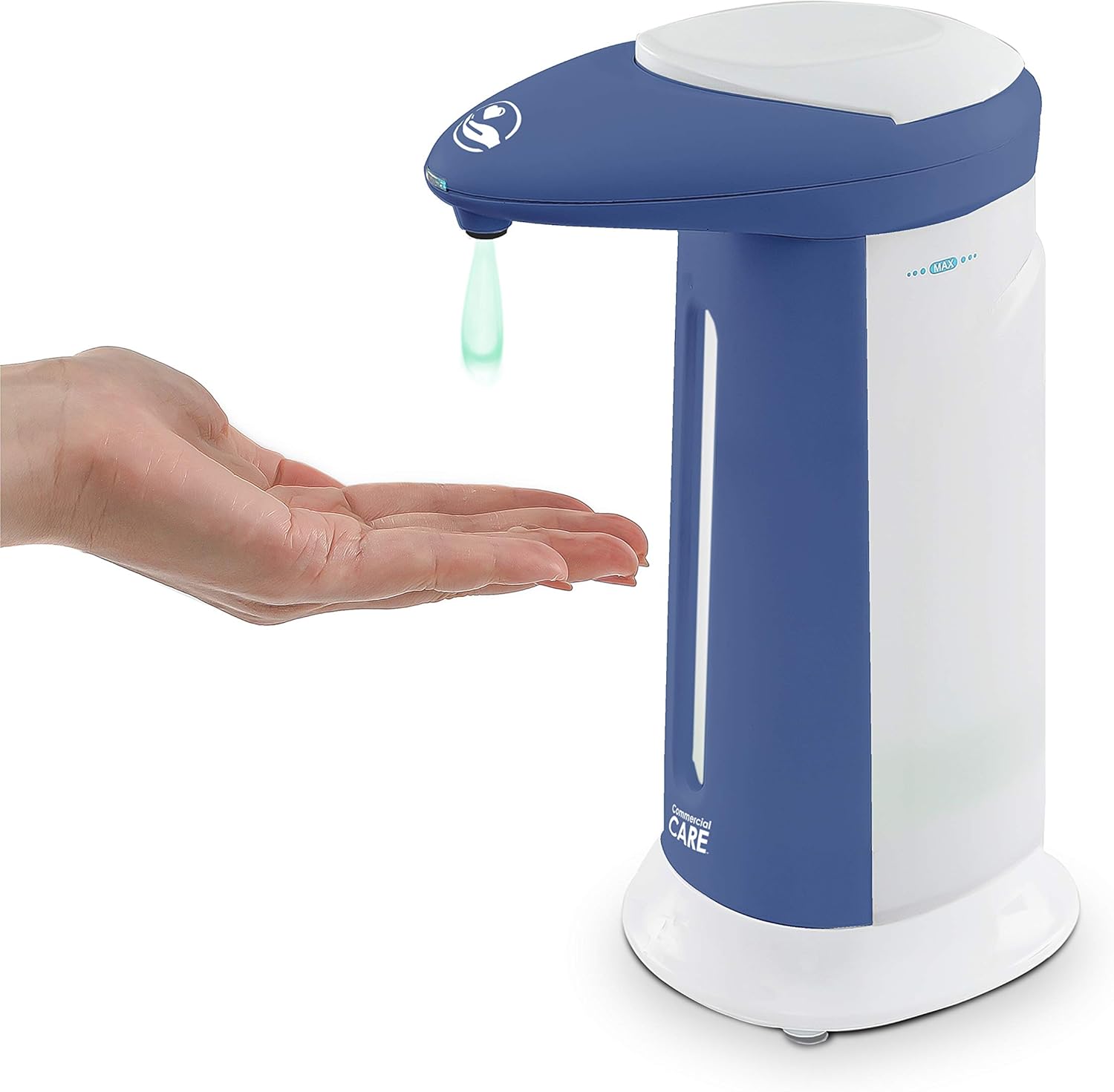 Touchless Soap, Hand Sanitizer Dispenser – Battery Operated Automatic Soap Dispenser with Dripless Design, Motion Sensor