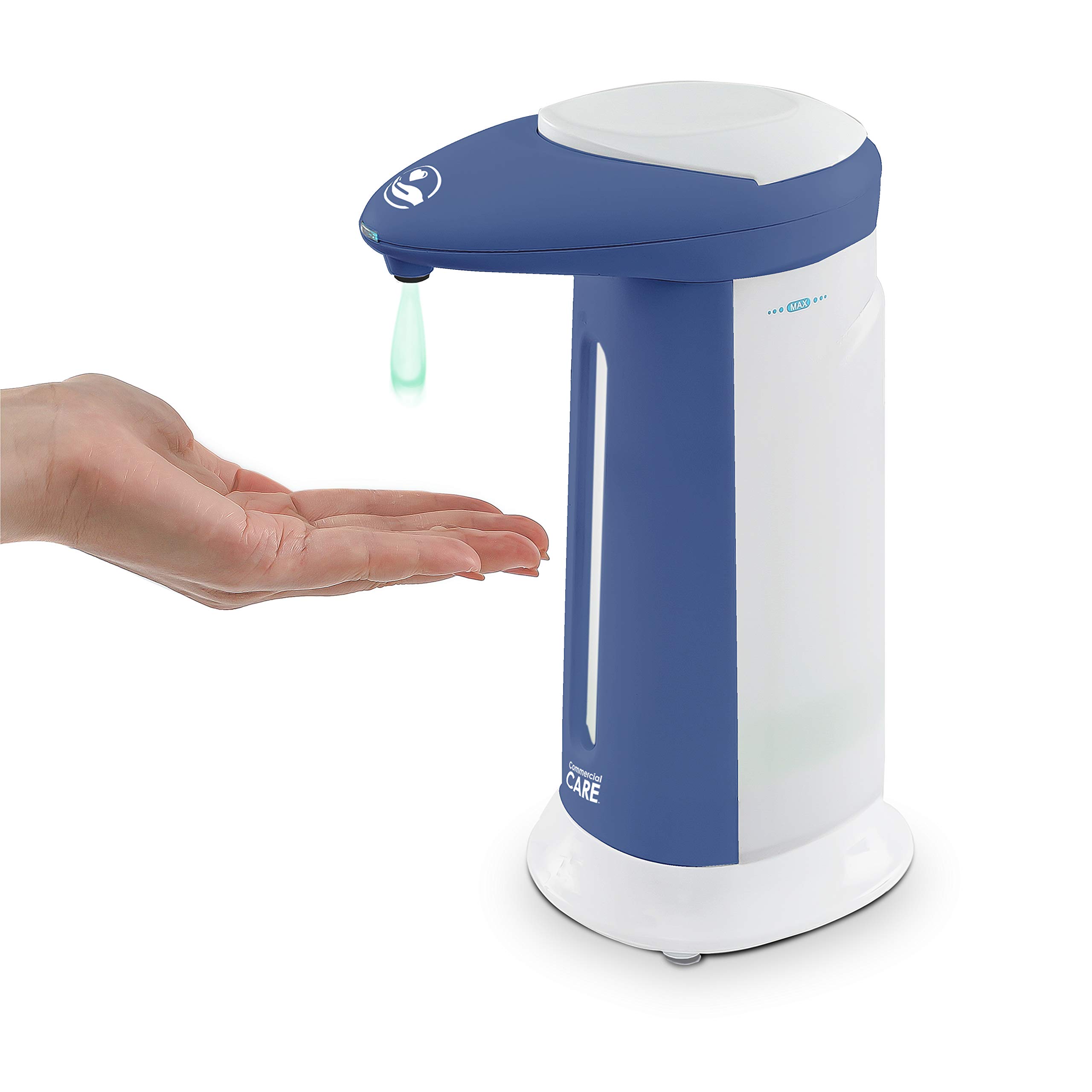 Touchless Soap, Hand Sanitizer Dispenser – Battery Operated Automatic Soap Dispenser with Dripless Design, Motion Sensor