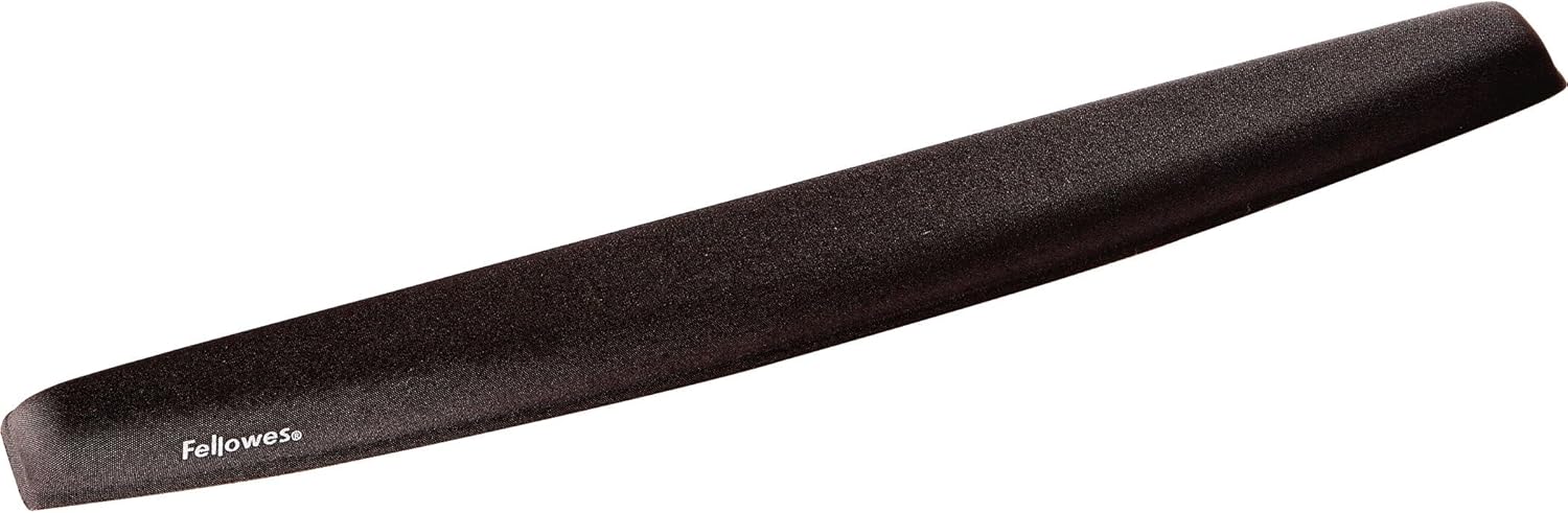 Fellowes Memory Foam Keyboard Wrist Rest - Black (9178201)