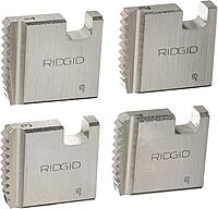 RIDGID 37835 Manual Threader Pipe Dies, Right-Handed Alloy NPT Pipe Dies with Nominal Pipe Size of 1-Inch for Ratchet