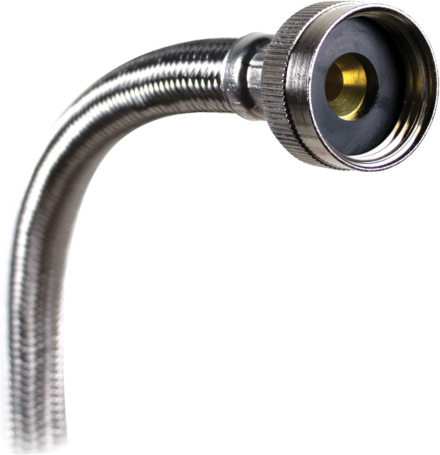 Certified Appliance Accessories Braided Stainless Steel Steam Dryer Installation Kit, 6ft - Stainless Steel, PVC, Polyester