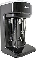 Omega M3000 Commercial Triple Spindle Milkshake Maker, 1/3 HP, Black/Silver