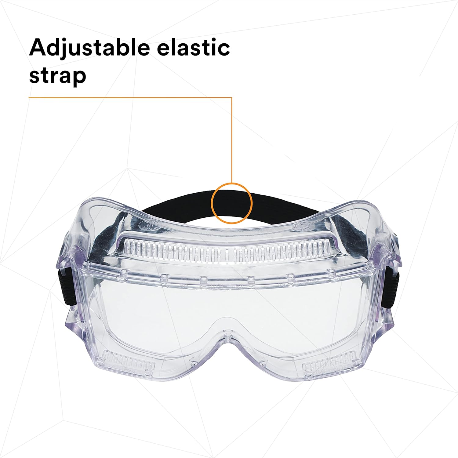 3M Centurion Safety Impact Goggle 452AF, 40301-00000-10 Clear Anti-Fog Lens, Pack of 1