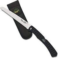 OUTDOOR EDGE Flip N' Saw / Flip N' Zip Folding Saw with 65Mn Spring Steel and Triple-Ground Teeth