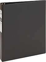 Avery Economy 3 Ring Binder, 1" Round Rings, 1 Black Binder (03301) 1" Classic