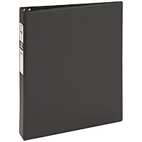 Avery Economy 3 Ring Binder, 1" Round Rings, 1 Black Binder (03301) 1" Classic