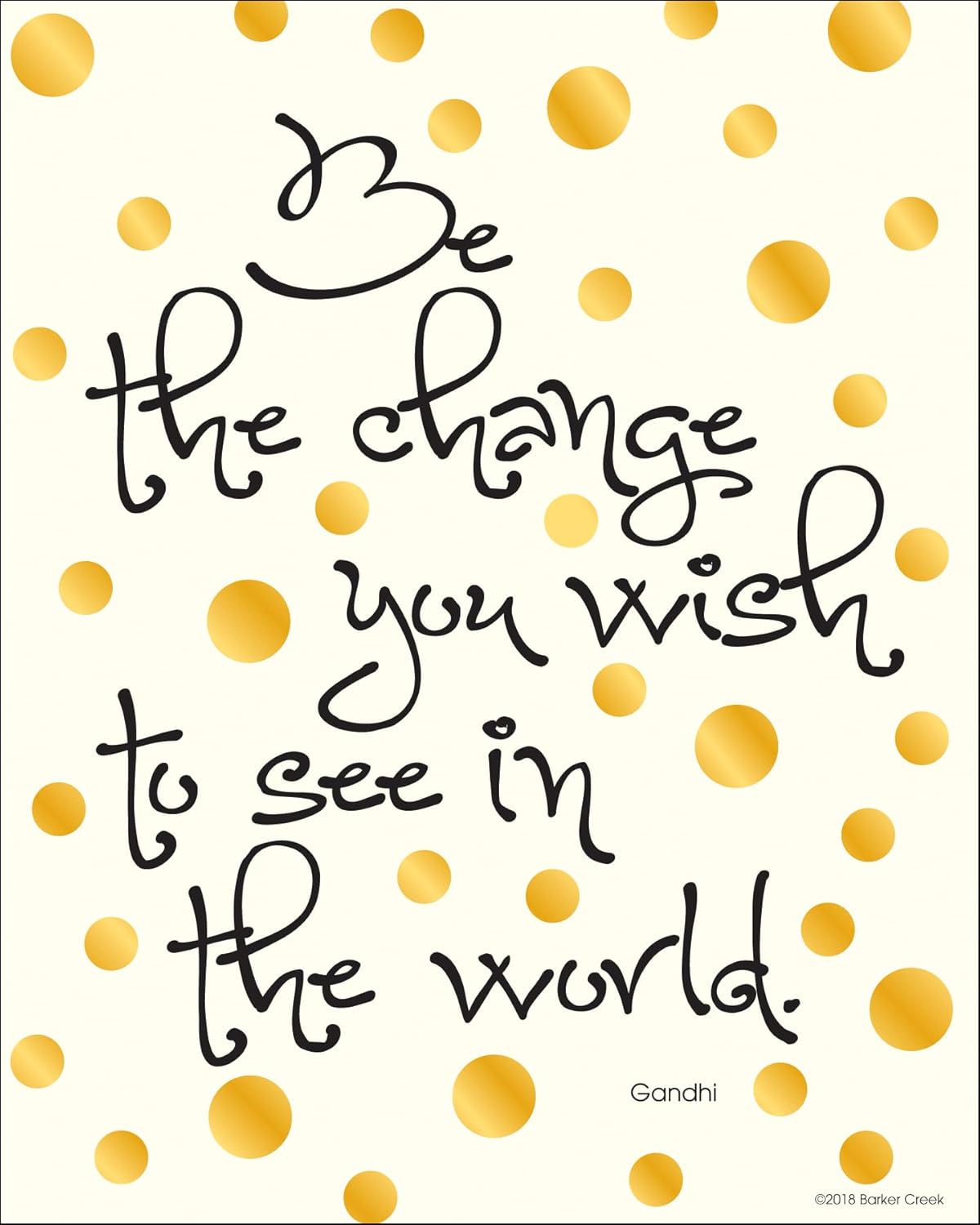 Barker Creek Set of 4 Inspirational 8 x 10 Art Prints