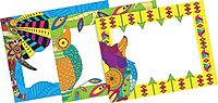 Barker Creek Name Badges & Self-Adhesive Labels, Bohemian Animals, Multi-Design, Multi-Purpose Name Tags, Gift Tags
