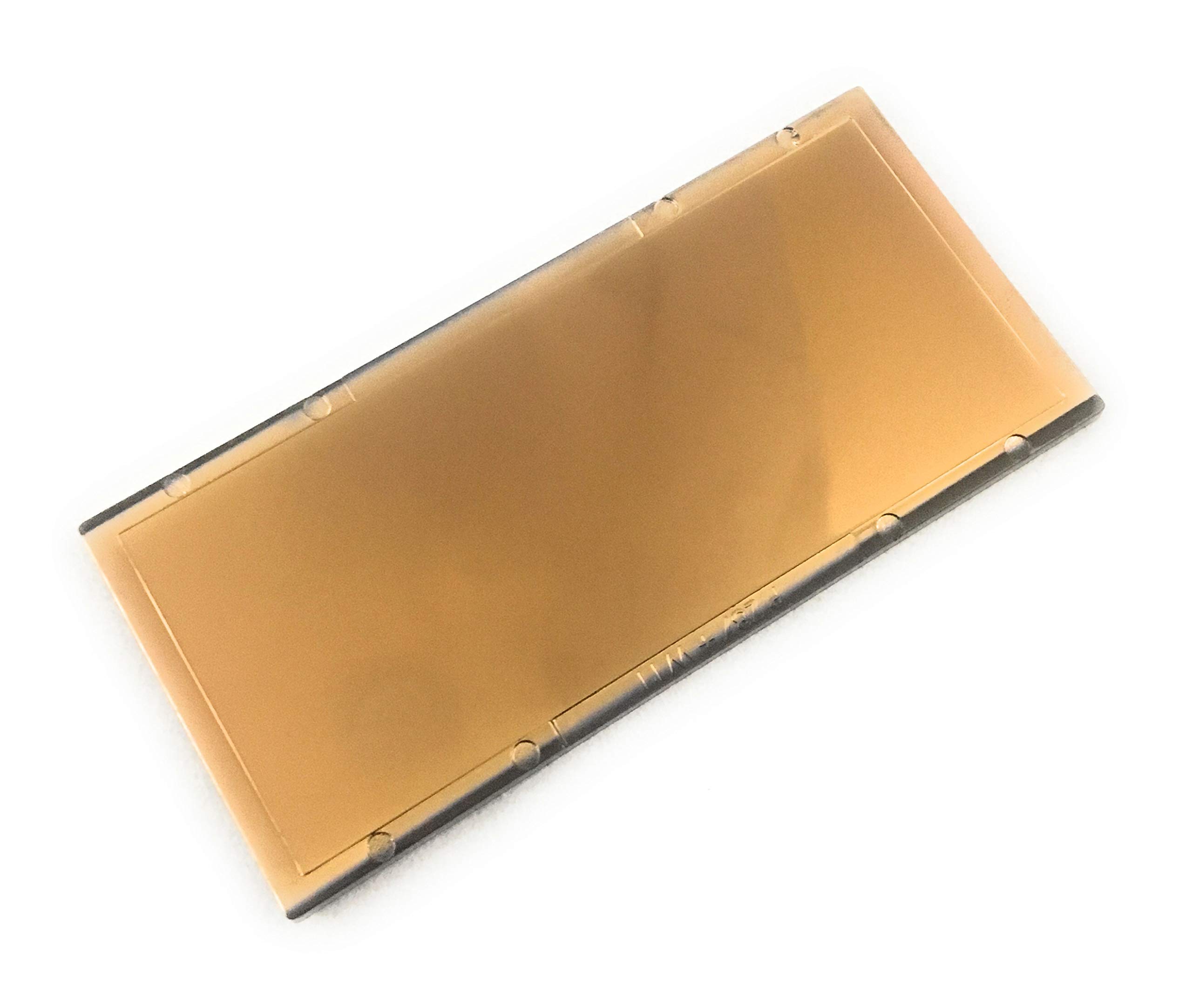 BEST WELDS 901-932-109-11 - 2" Gold Coated Filter Plate, Gold/11,2" x 4.25" Polycarbonate