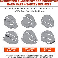 Ergodyne Skullerz 8961 Reflective Hard Hat Sticker Kit