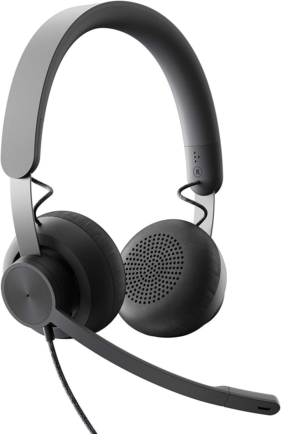 Logitech Zone Wired Noise Cancelling Headset, USB-C with USB-A Adapter - Graphite,Black