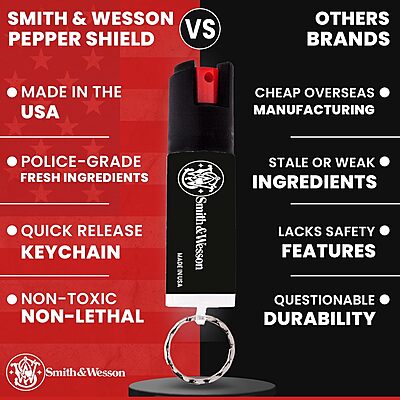 SMITH & WESSON Pepper Shield Keychain Pepper Spray