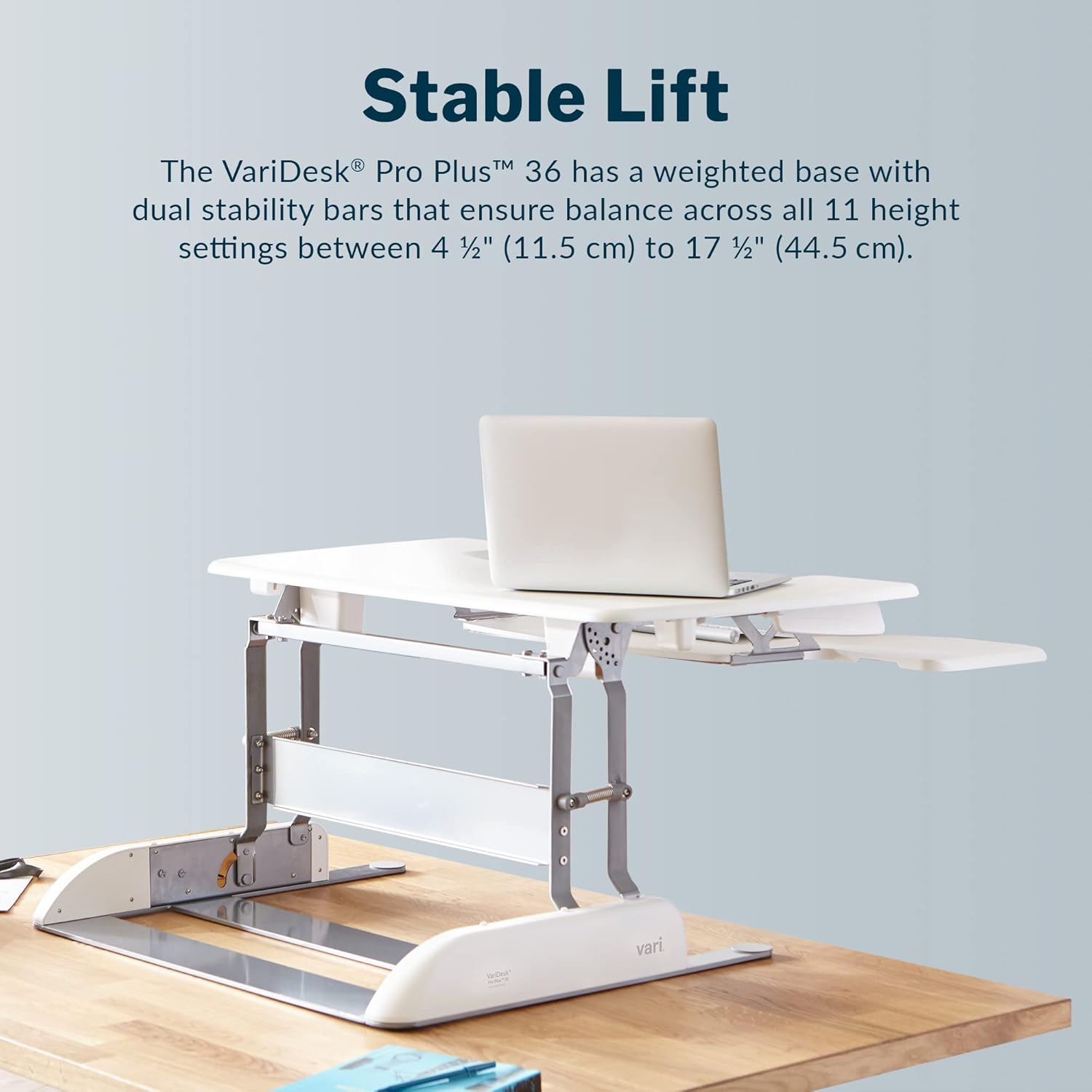 VARI VariDesk Pro Plus 36 Adjustable Standing Desk Converter