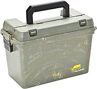 Plano Field Ammo Box, Camo, Lockable Ammunition Storage Box with Heavy-Duty Carry Handle