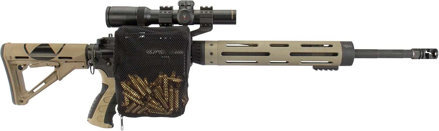 Caldwell Pic Rail Brass Catcher with Picatinny Mount and Heat Resistant Mesh Brass Catcher with Mount