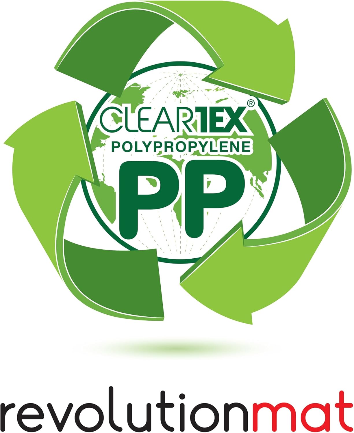 FLOORTEX Cleartex Revolutionmat Polypropylene Rectangular Chair Mat for Hard Floors