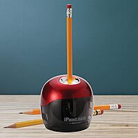 Westcott iPoint Ball Battery Pencil Sharpener Single iPoint Ball