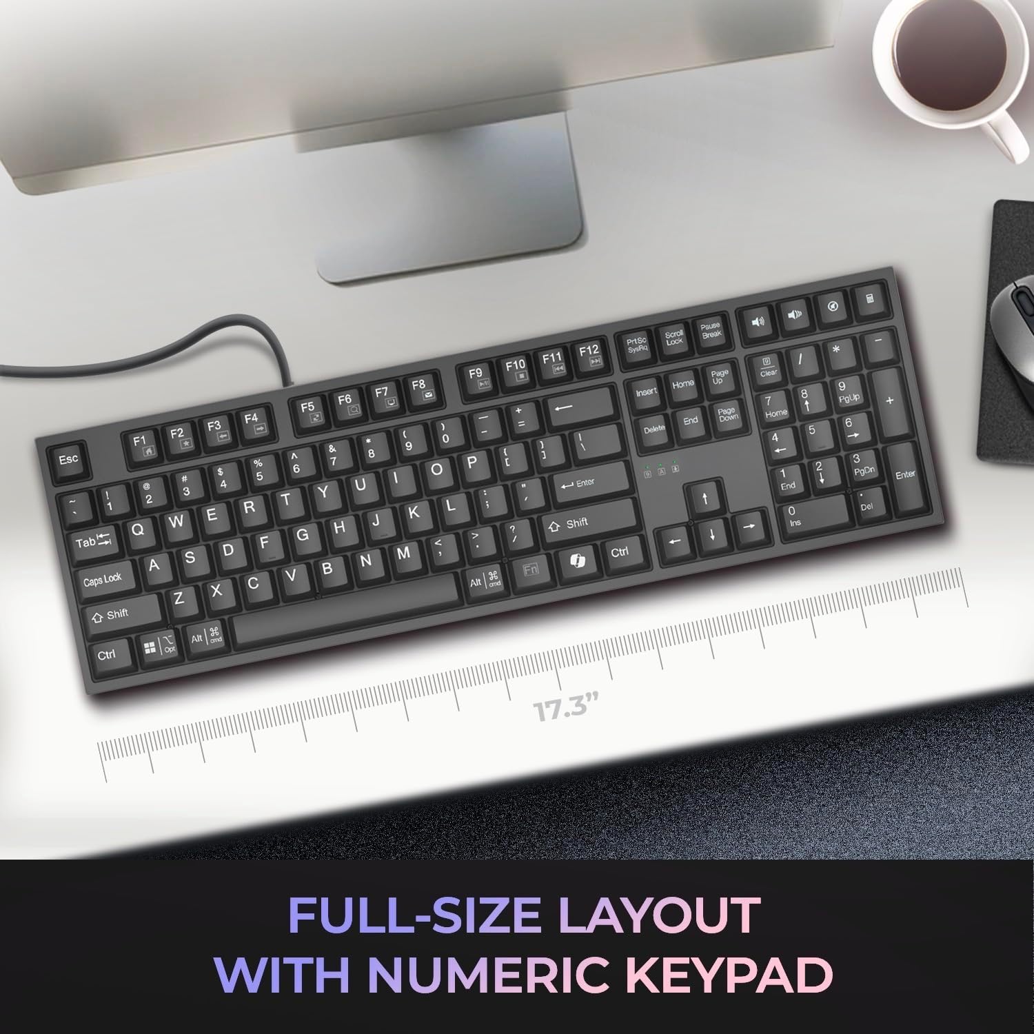 Multi-OS Mechanical Keyboard with Copilot AI Hotkey