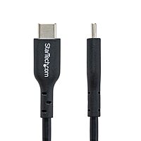 StarTech.com USB-C Charging Cable, USB 2.0 Type-C, 60W Power Delivery, TPE Jacket