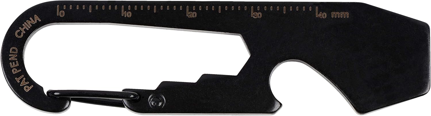 Nite Ize DoohicKey Keychain Multi Tool, Stainless-Steel 5-in-1 Multi Tool With Bottle Opener + Carabiner Clip