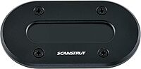 Scanstrut DS-LP-MULTI-BLK Low-Profile Multi Cable Seal, Black Anodized Aluminum — Fits Cables up to 15mm
