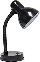 SIMPLE DESIGNS LD1003 Basic Metal Desk Lamp with Flexible Hose Neck