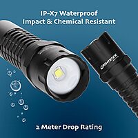 Nightstick NSP-410 Adjustable Beam Flashlight – 115 Lumens, 1 AA, Black