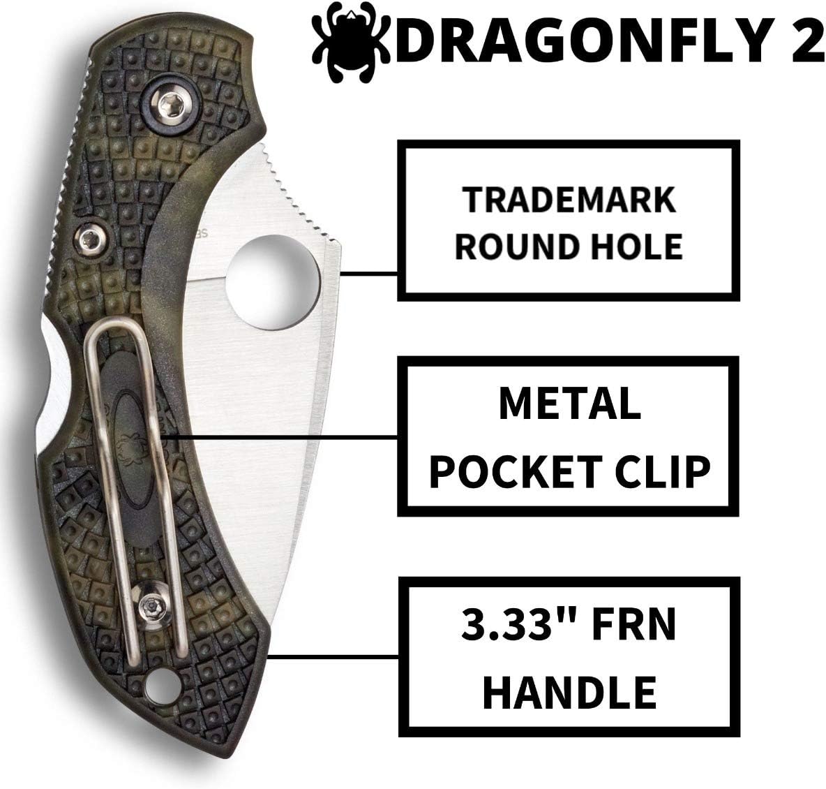 SPYDERCO Dragonfly 2 Lightweight Folding Knife