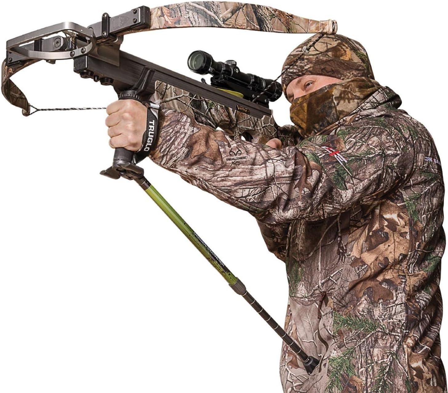 TruGlo Hip Shot Lightweight Stable Compact Portable Telescopic Versatile Crossbow Shooting Rest for Improved Accuracy