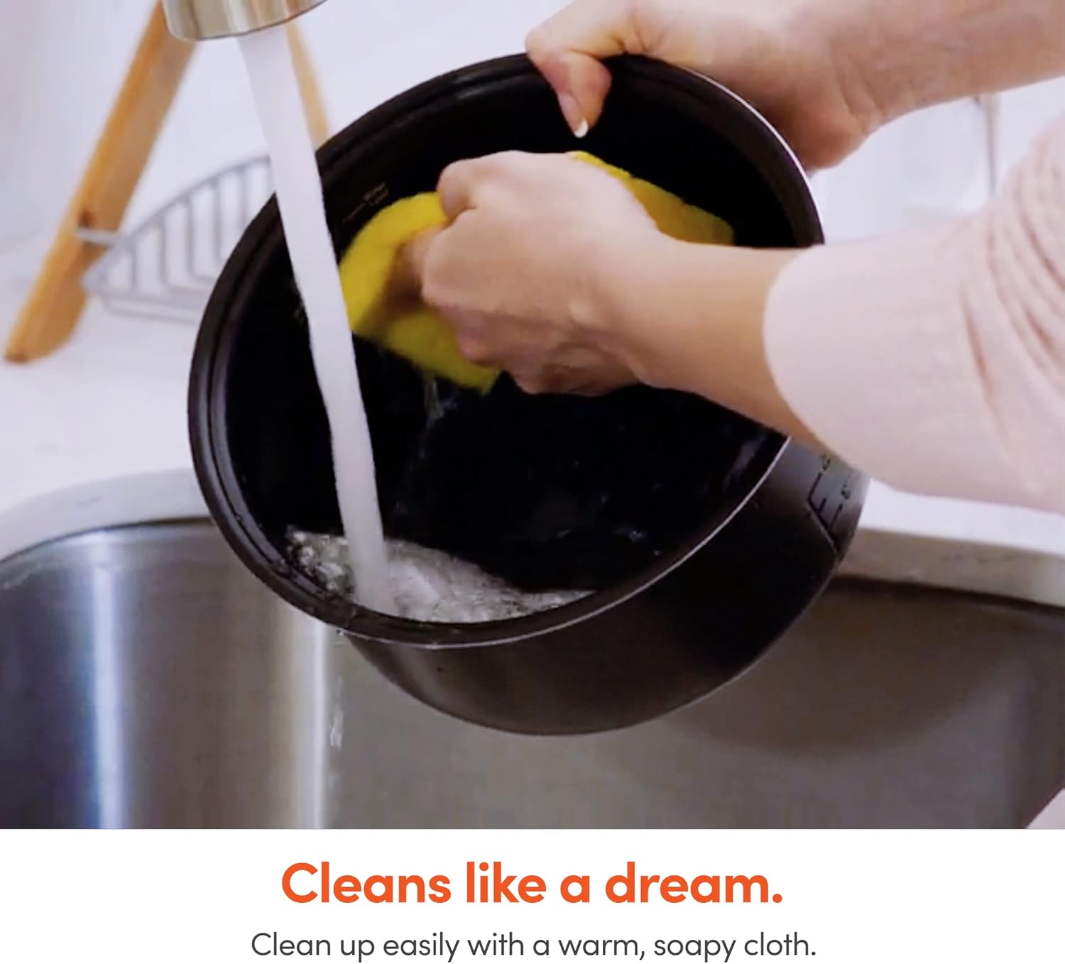 Nutribullet 2.5-Quart EveryGrain Cooker, 8-5/8inH x 10-5/8inW x 11-7/16inD, Black