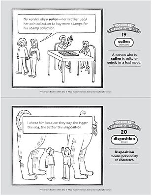 Vocabulary Cartoon of the Day: Grades 4–6: 180 Reproducible Cartoons That Help Kids Build a ROBUST and PRODIGIOUS Vocabulary