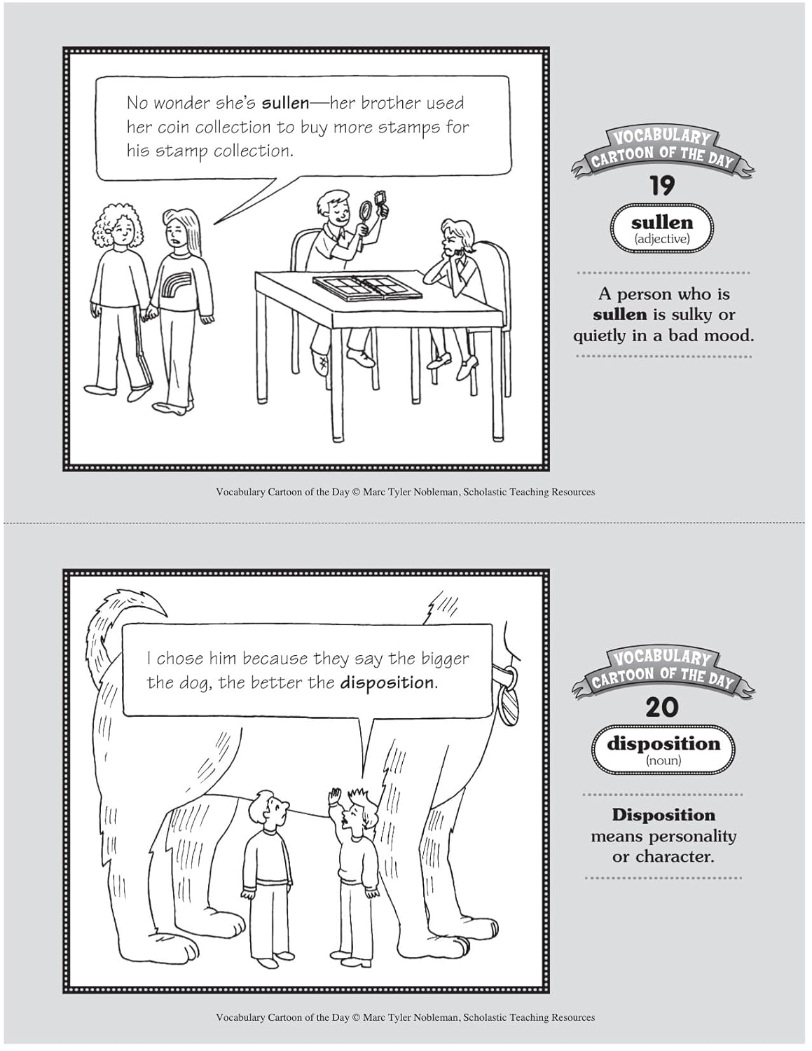 Vocabulary Cartoon of the Day: Grades 4–6: 180 Reproducible Cartoons That Help Kids Build a ROBUST and PRODIGIOUS Vocabulary