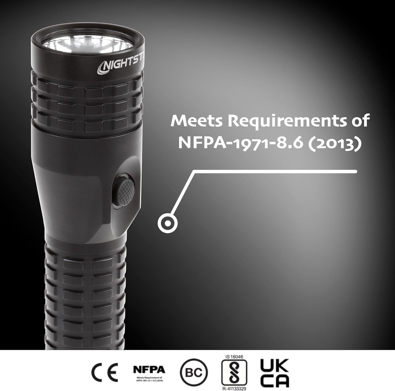 Nightstick NSR-9614XL Metal Rechargeable Duty/Personal-Size Flashlight,Black