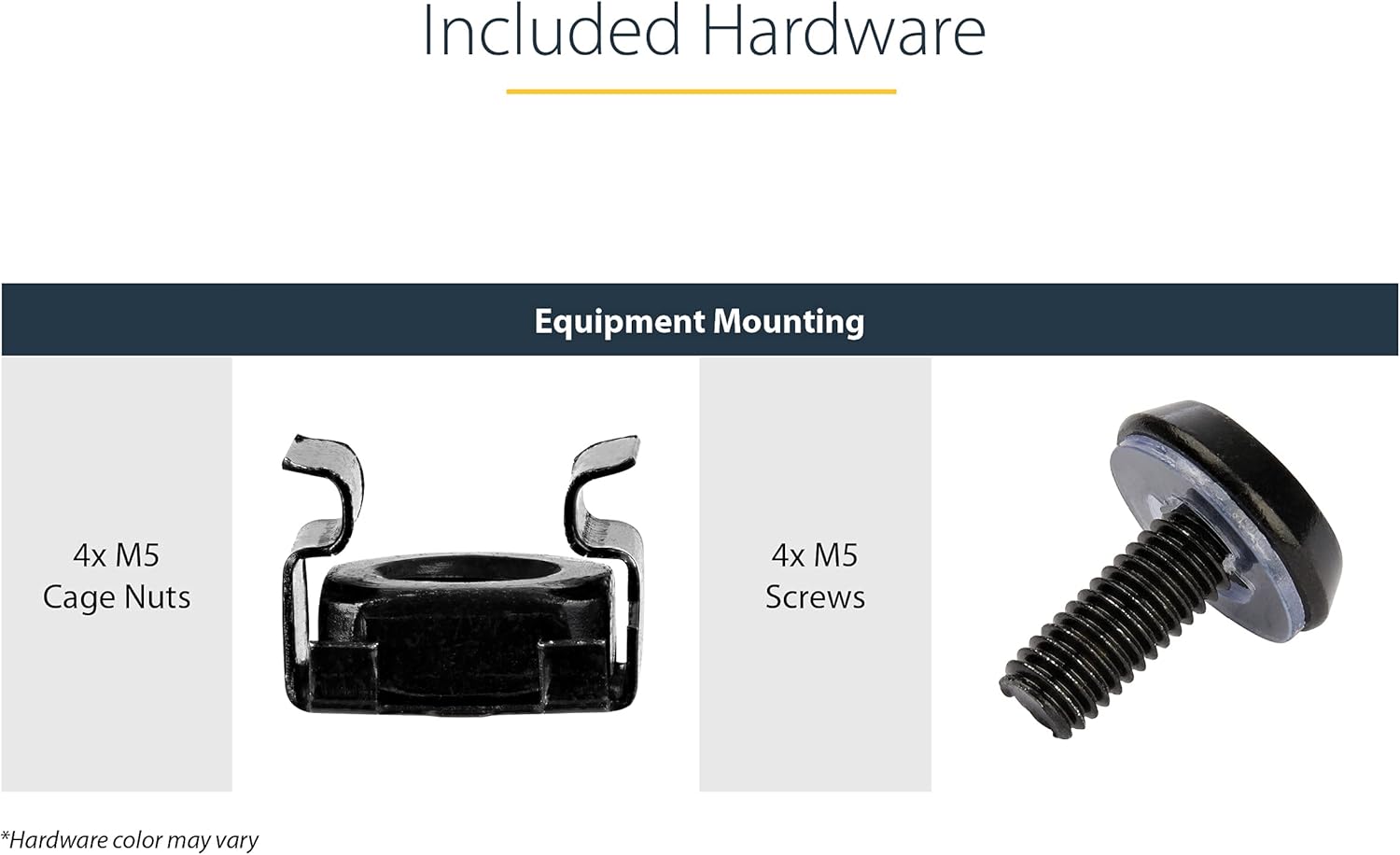 StarTech.com 2U Server Rack Shelf - Universal Vented Rack Mount Cantilever Tray for 19" Network Equipment Rack & Cabinet