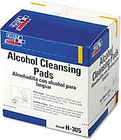 First Aid Only H305 Alcohol Cleansing Pads Dispenser Box 100/Box