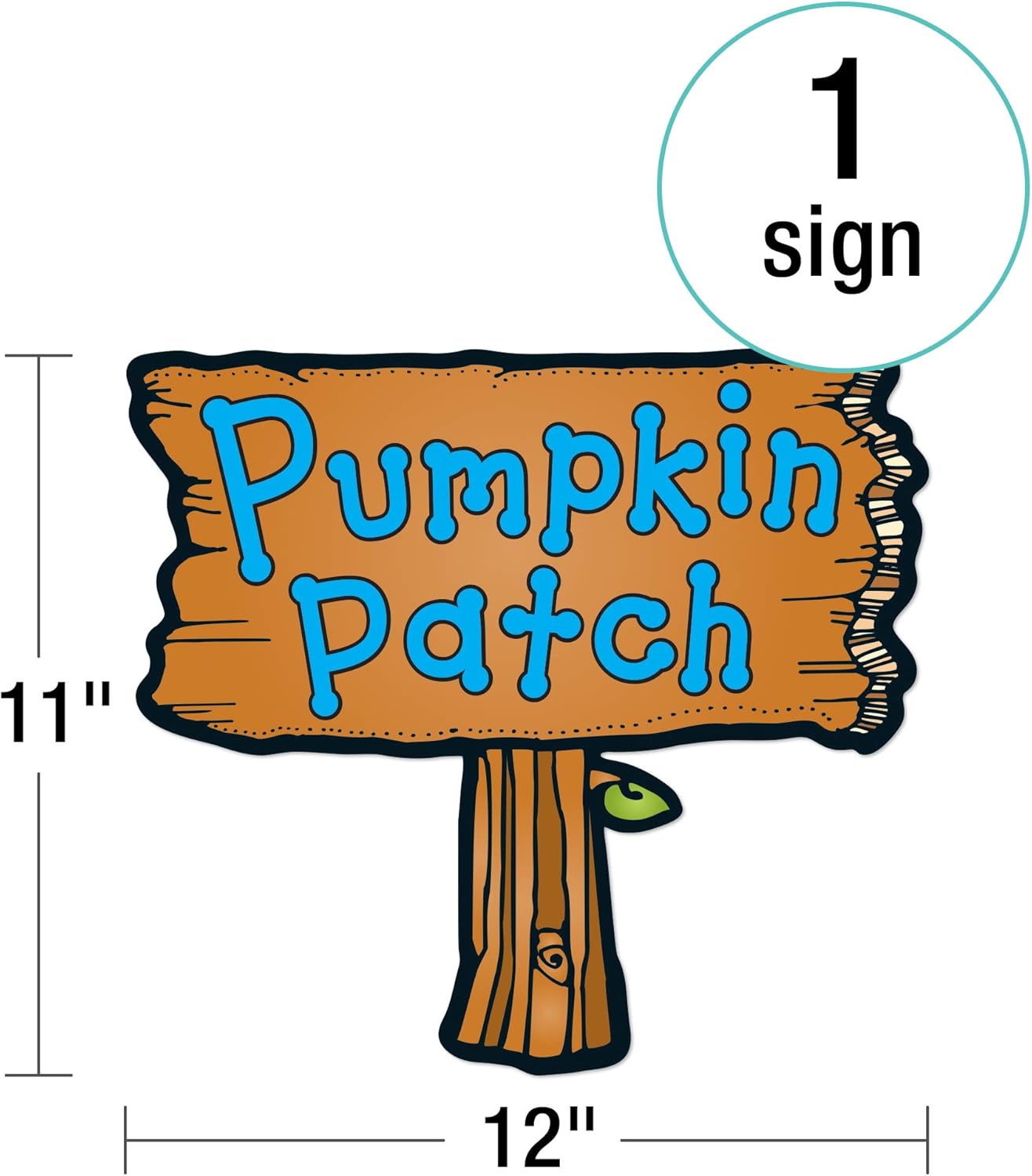 Carson Dellosa 32pc Pumpkin Patch Farmhouse Bulletin Board Set, Scarecrow, Pumpkins
