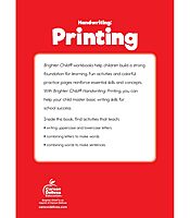 Carson Dellosa K-2 Printing Handwriting Workbook, Writing Book for Kindergarten