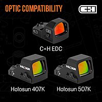 C+H Precision Red Dot Mounting Plate for CZ P-10