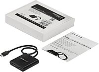 StarTech.com USB-C to Dual HDMI Adapter, USB Type-C Multi-Monitor MST Hub