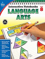Carson-Dellosa Interactive Language Arts Notebook, Grade 8