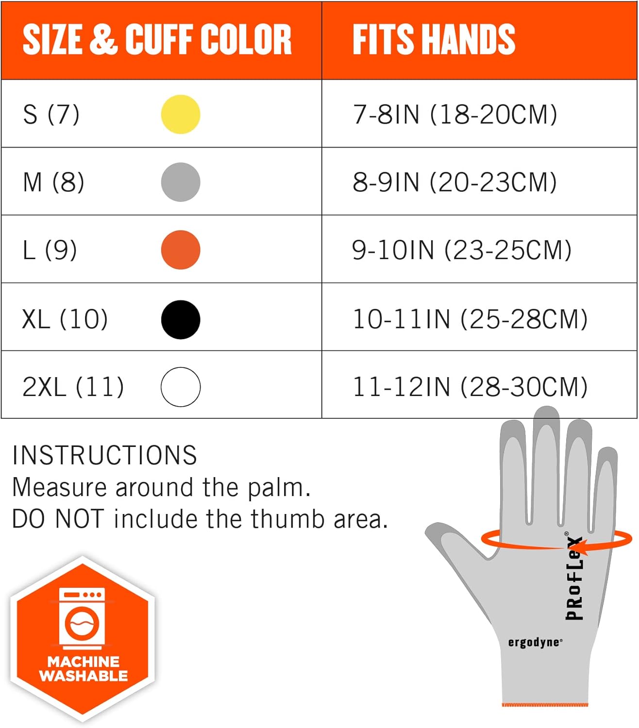 ERGODYNE ProFlex 7030 PU-Coated Cut-Resistant Gloves